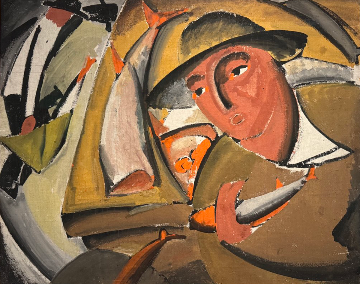 Владимир Татлин. Продавец рыб, 1911
Холст, клеевые краски
Фотография: © Журнал «Искусство». Из коллекции Государственной Третьяковской галереи, Москва