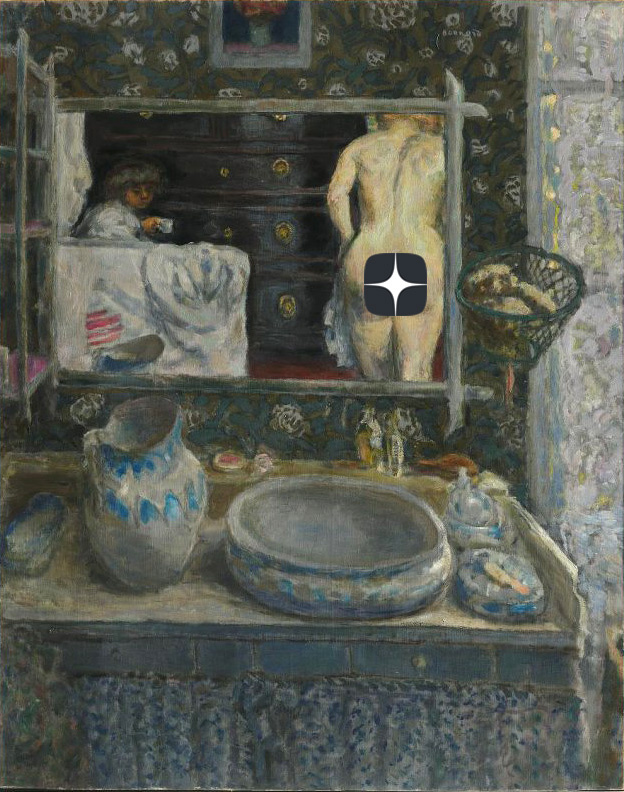 Зеркало над умывальником