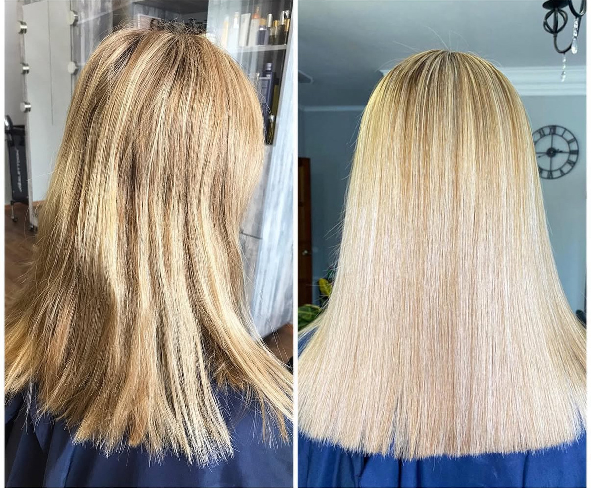 Как безопасно выпрямить осветленные волосы — опыт Floractive 