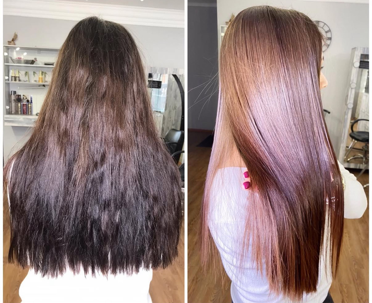 Стойкое безопасное выпрямление волос на 8-12 месяцев