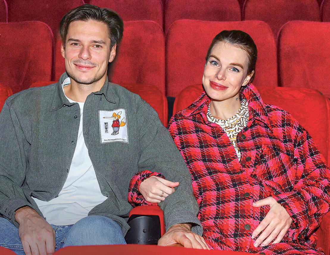 Анна Старшенбаум (беременная) и Даниил Наумов