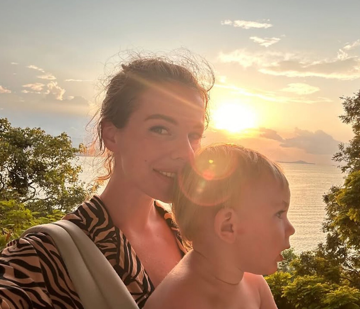 Анна Старшенбаум и сын Эрик