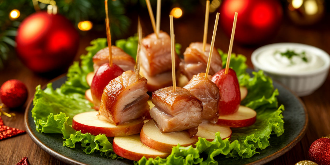 Волшебство на кончике шпажки: 12 новогодних закусок, которые украсят ваш стол и сэкономят время