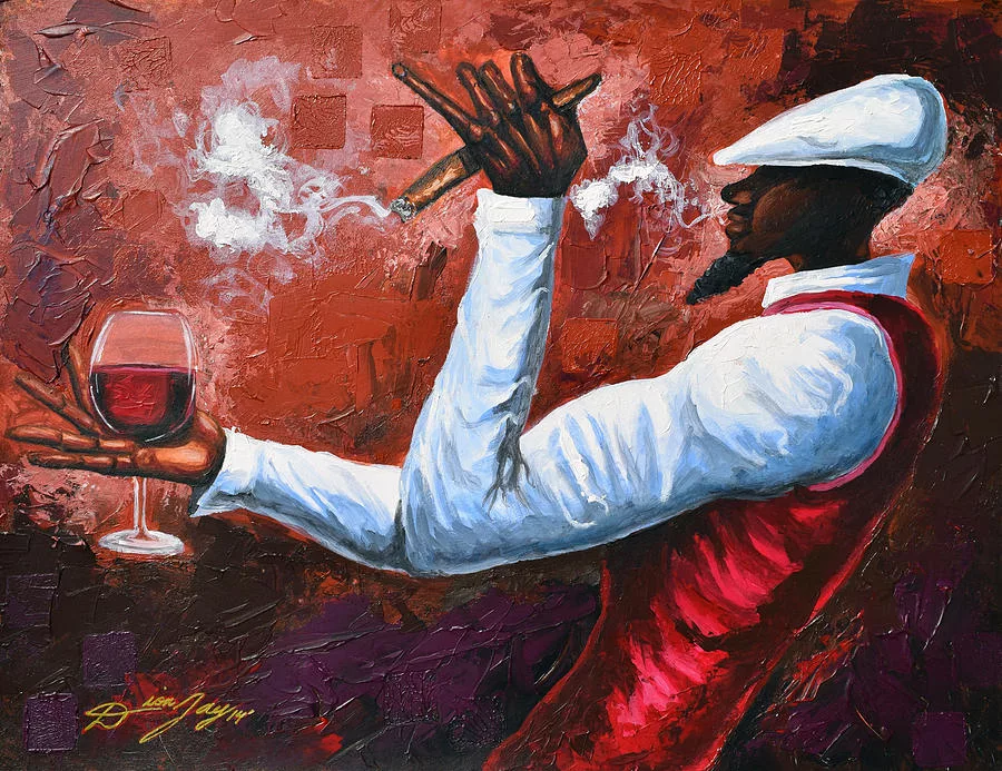 Картина "Мужчина с сигарой". Фото mavink.com