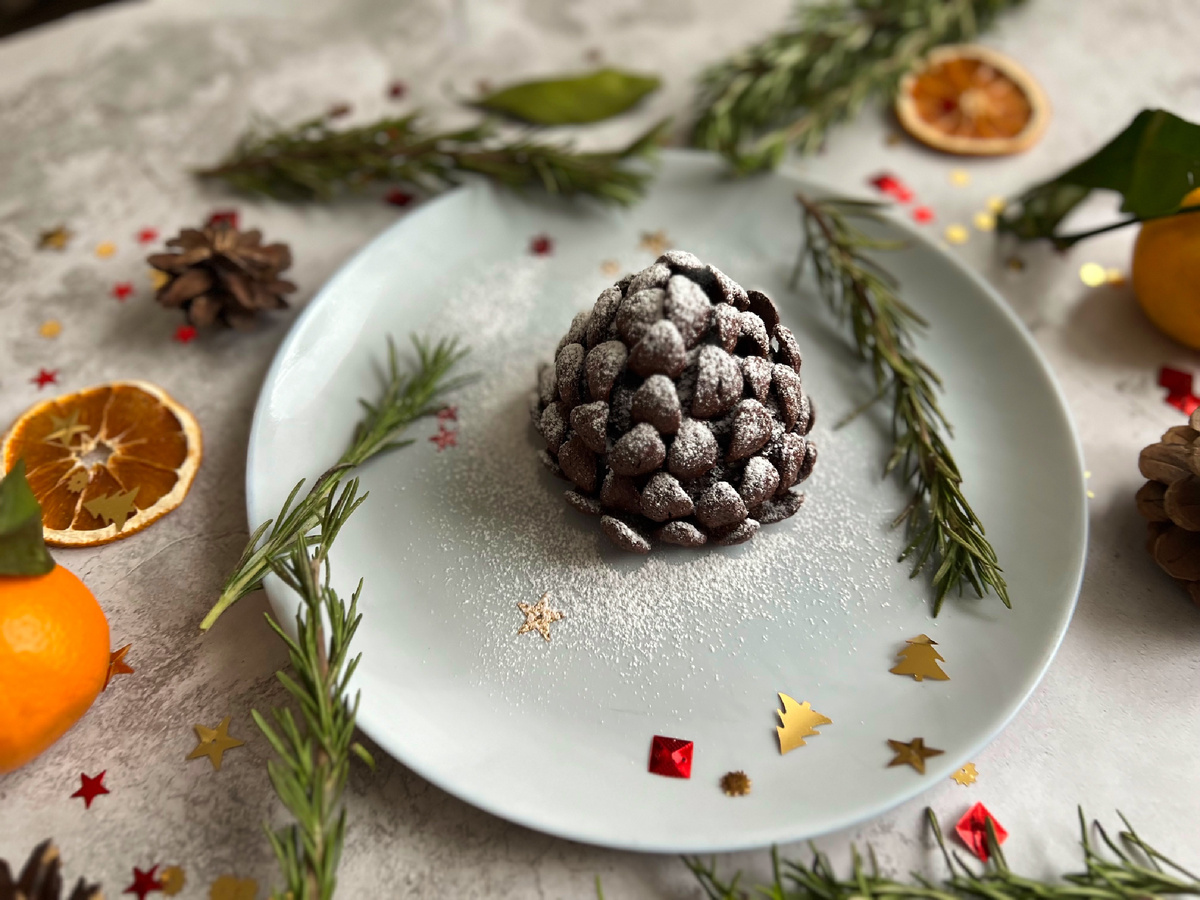 Пирожное без выпечки, десерт на Новый год. Фото: гастроблог Сладкий Персик