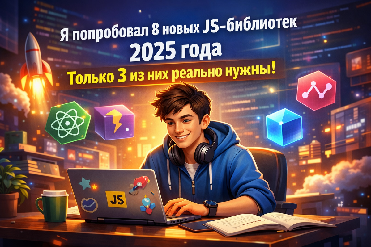Я попробовал 8 новых JS-библиотек 2025 года