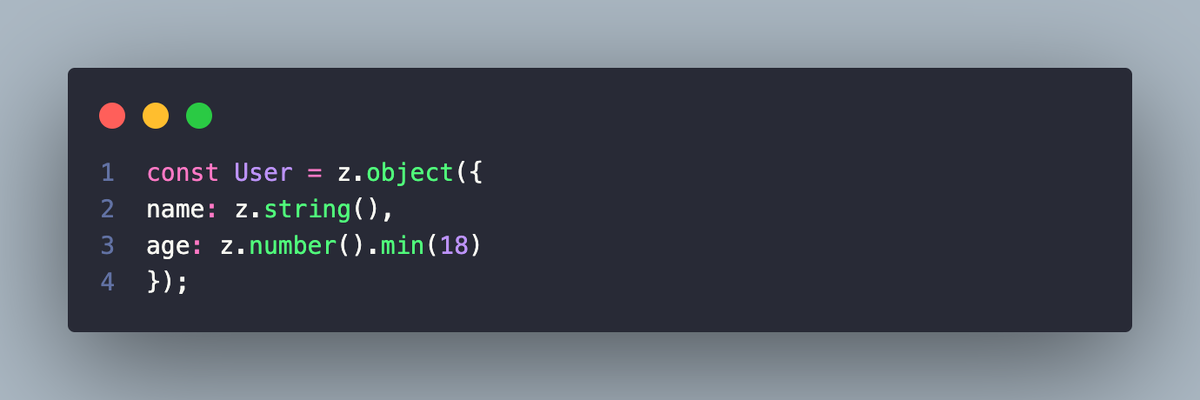 Всё. Теперь у вас валидация + типы. Работает с формами, API, любыми данными.