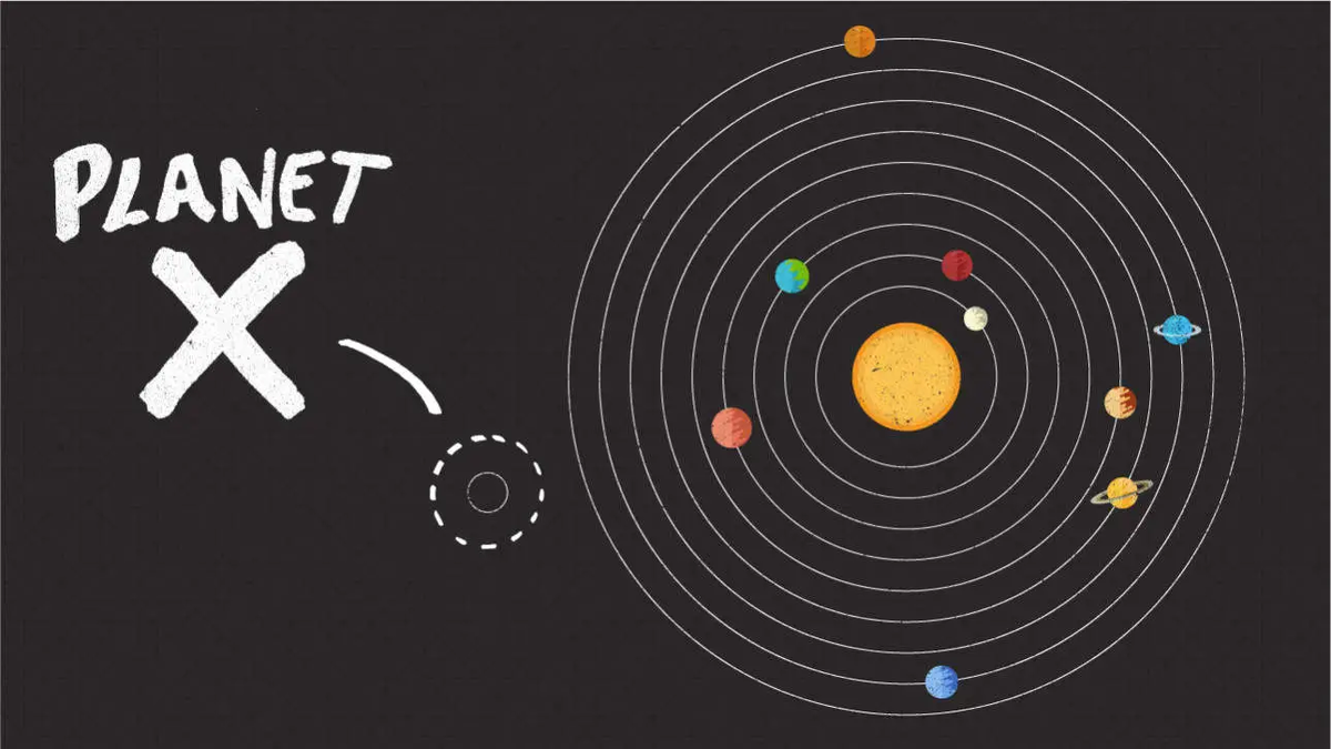 рис. 1 Планета Х.