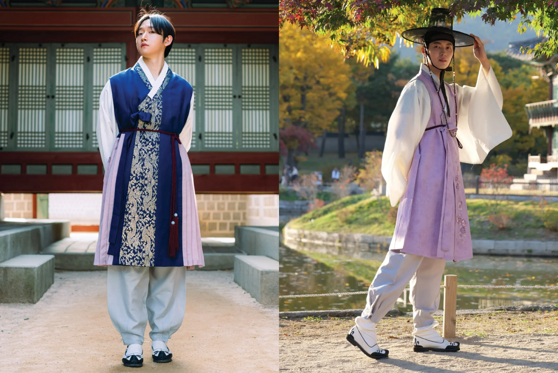 Мужской ханбок (взято на прсторах сети)