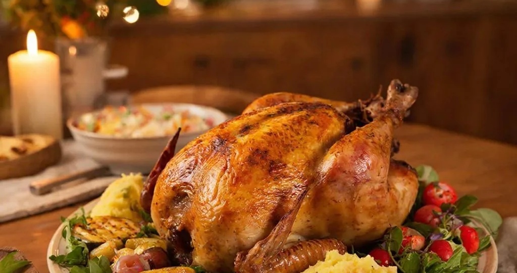 Готовим новогоднюю курицу в духовке