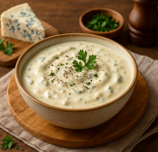 Соус из голубого сыра — нежная сливочная подача к мясным блюдам рецепты от Дарики