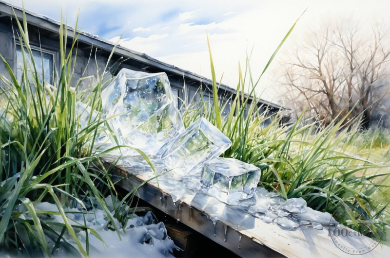 отсутствие снега 
