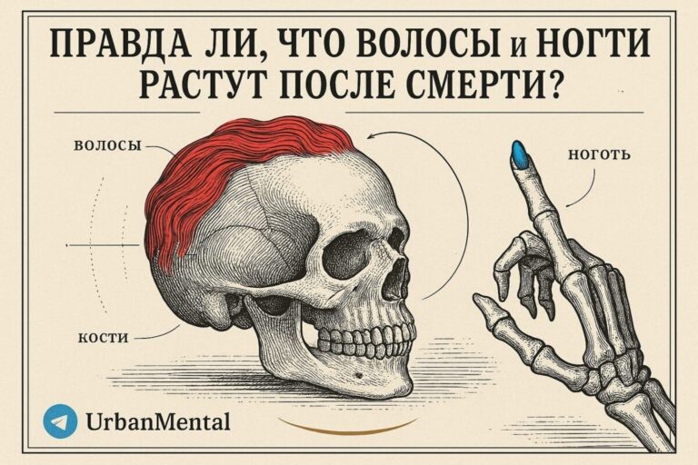    Правда ли что волосы и ногти растут после смерти Разгадка жуткого мифа Популярная эрудиция | Урбанментал