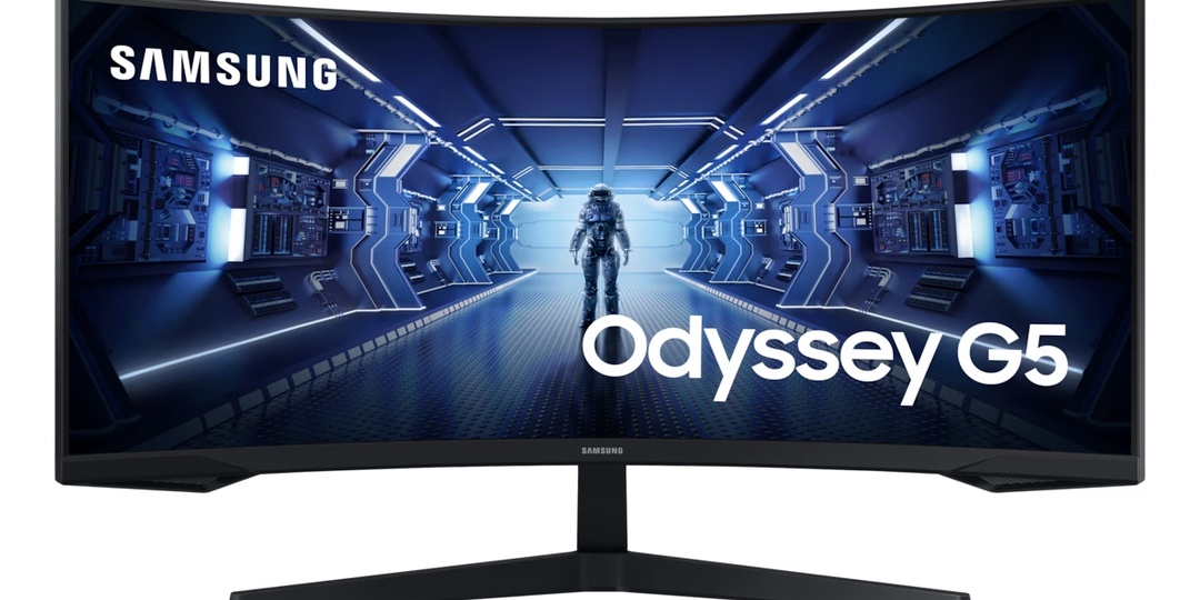 Игровой монитор Samsung Odyssey G5 34", 3440×1440, 165 Гц, VA, 1000R — «премиум-ультраширокий для серьёзных геймеров» 🎮