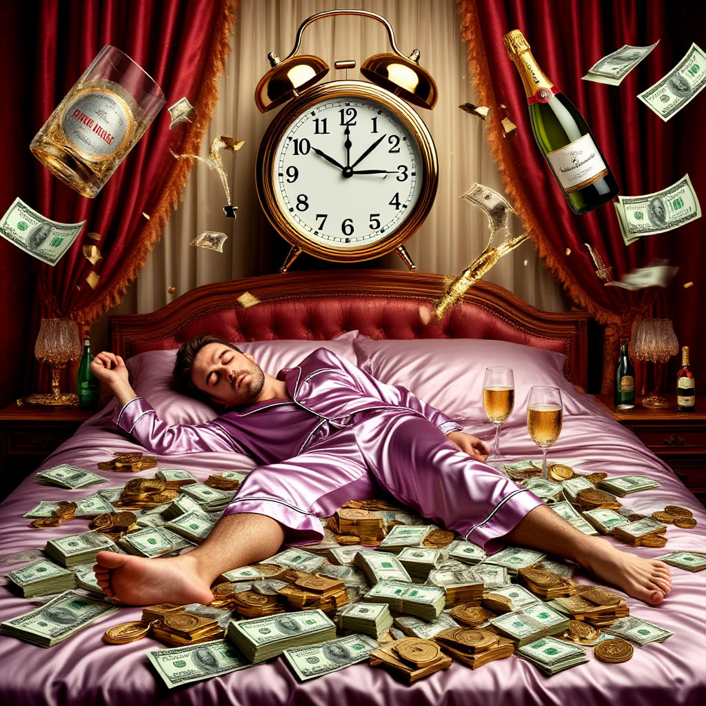 "Проснуться Боюсь", иллюстрация создана сетью Шедеврум