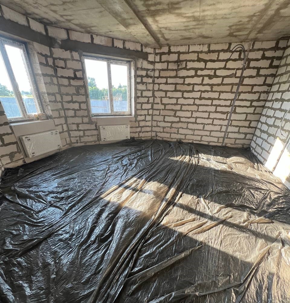 Созревание полусухой стяжки