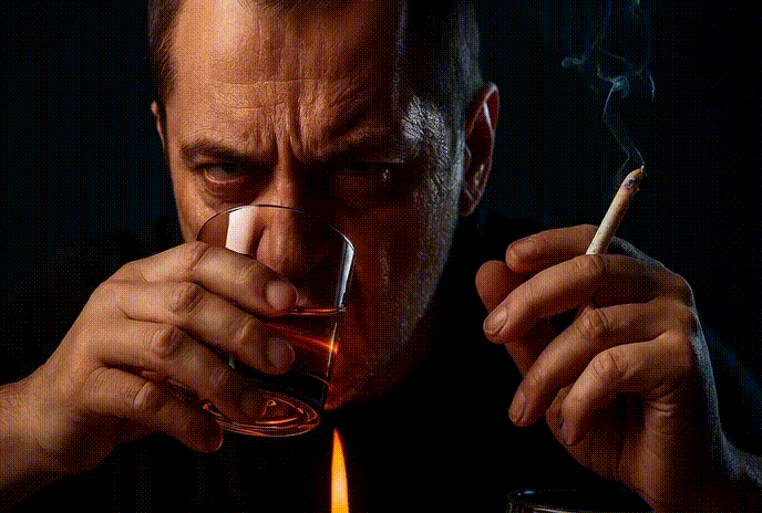 Ты не умнее алкоголя. Он всегда выигрывает.