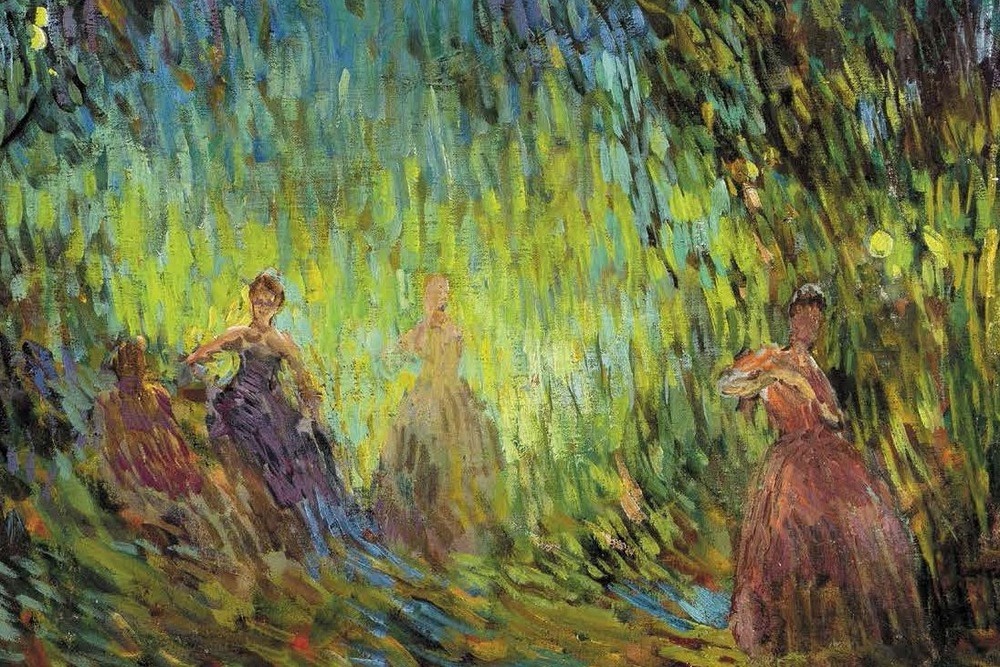    "Прогулку" Василия Милиоти Валерий Дудаков приобрел на аукционе. / Пресс-служба выставки