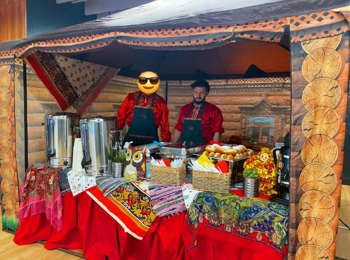 Точка питания на Масленицу в офисе 