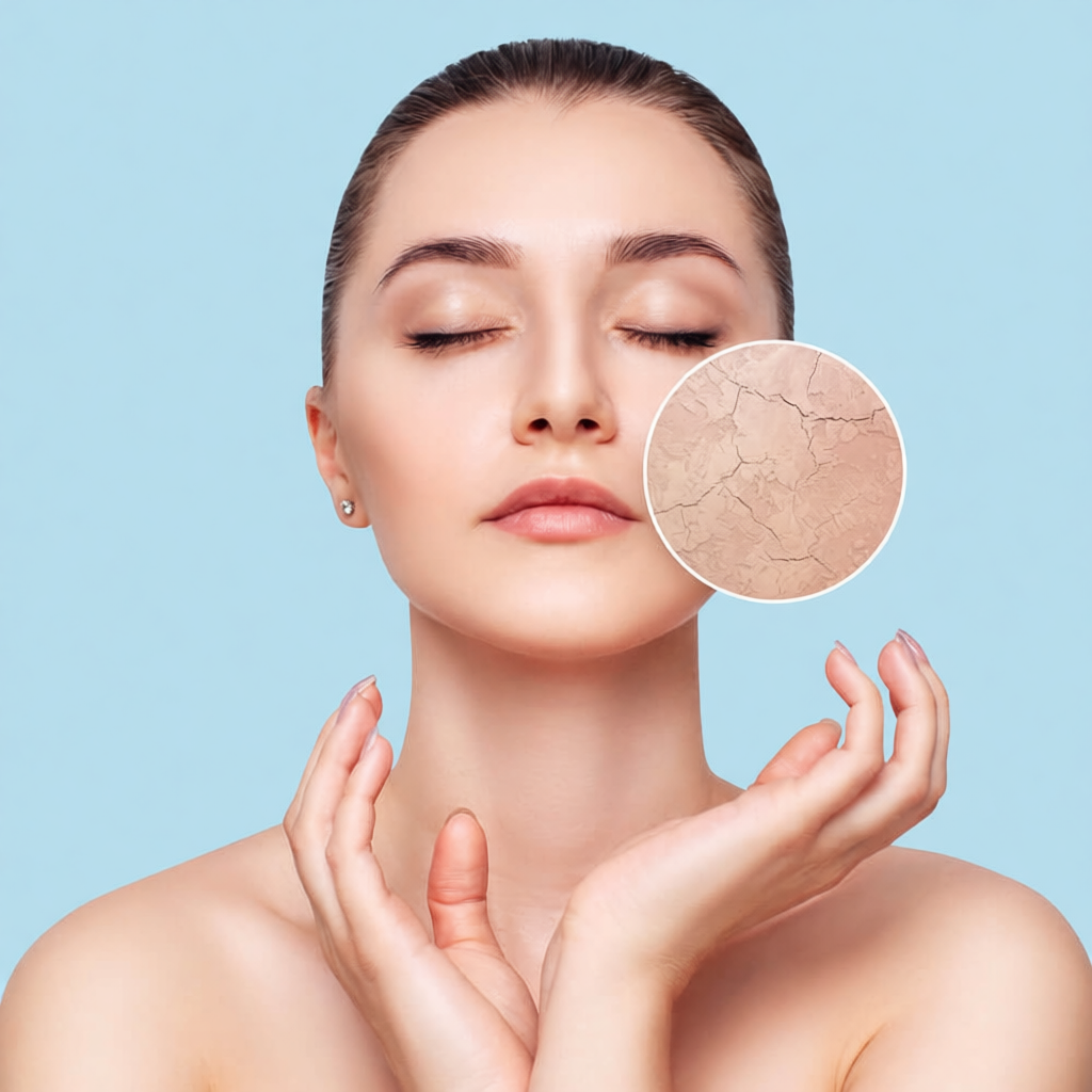 Частая проблема — стянутая после воды кожа