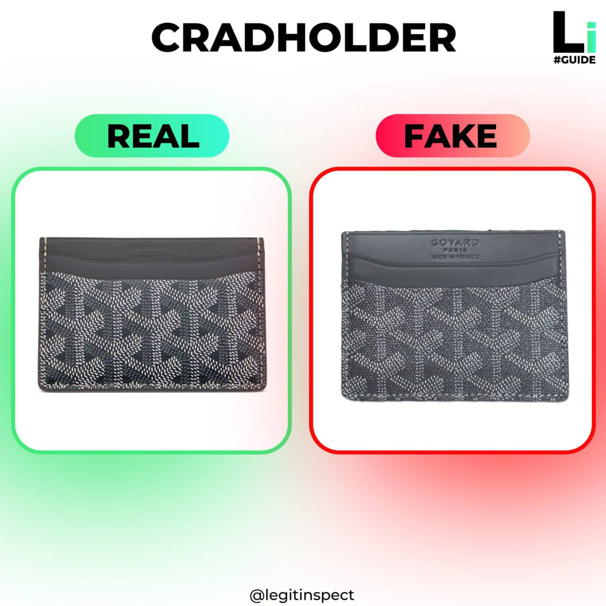 Общий вид: у оригинала плотные качественные материалы, у фейка — тонкие и дешевые