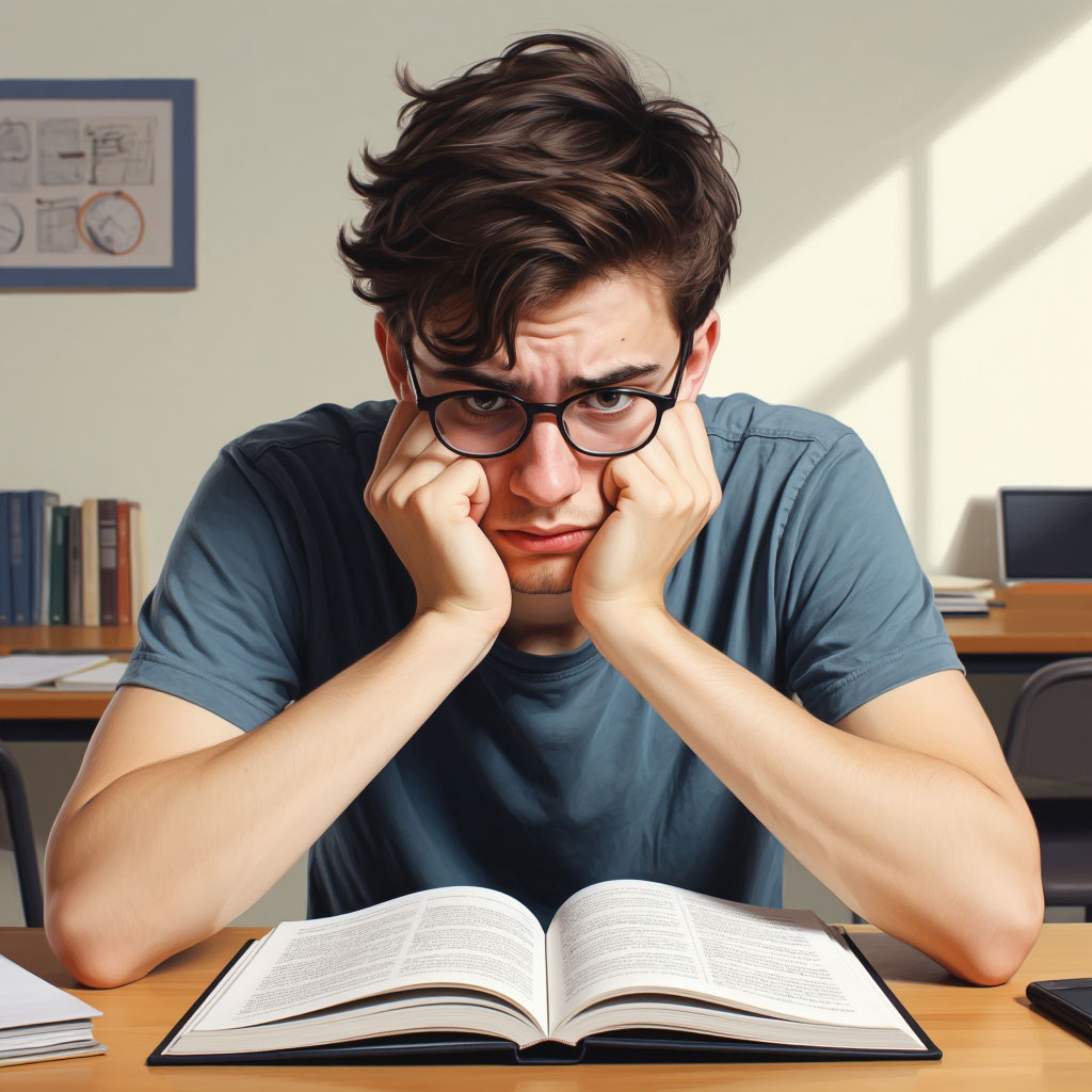 Так нейросеть видит тревожного ученика.