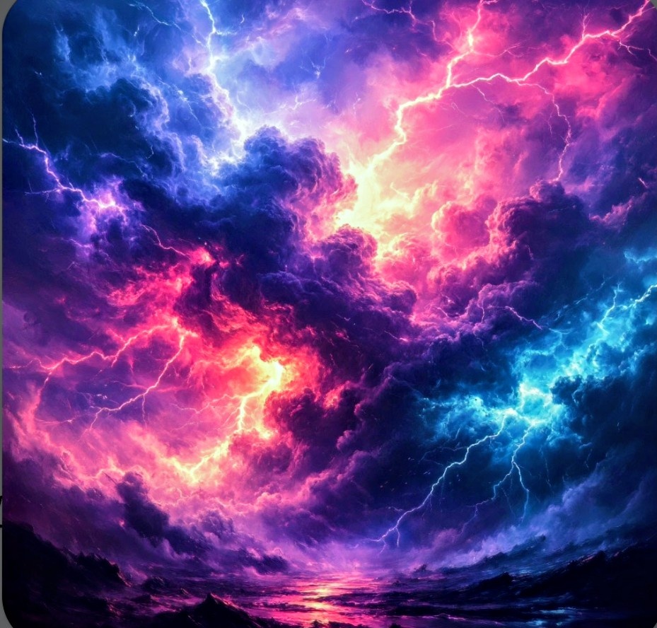 Гроза в неоновом небе