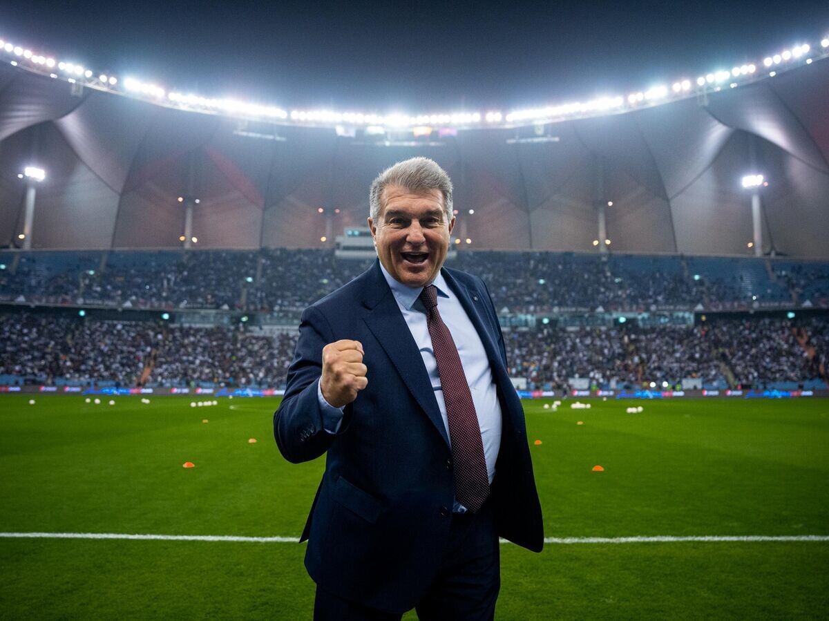    Президент футбольного клуба "Барселона" Жоан Лапорта© пресс-служба клуба "Барселона"