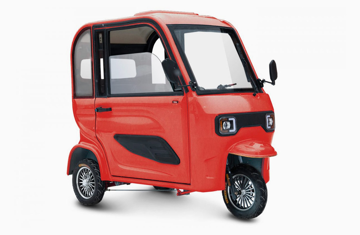 rutrike.ru📷Трицикл Rutrike Бокс с рулем мотоциклетного типа