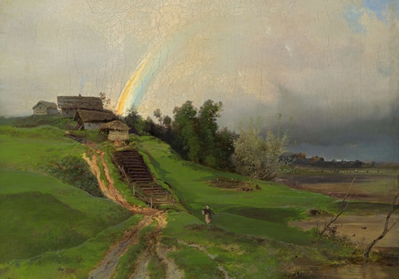   Саврасов Алексей Кондратьевич, «Радуга», 1875 г., общественное достояние