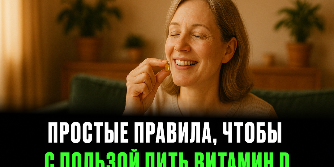 Люди годами пьют витамин D неправильно — вот что на самом деле происходит и как это быстро исправить
