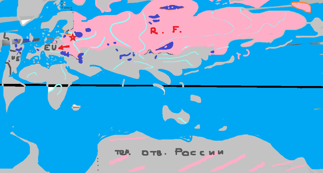 Карта 2 .Значииелтноближетк реальности ,в отл.от глобуса ( .....