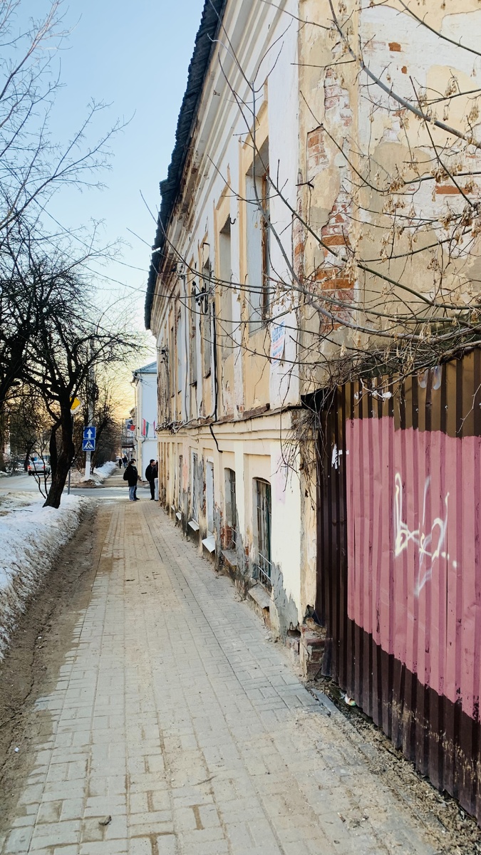 Снег в феврале к вечеру испаряется, с черных асфальтных дорожек и розовое морозное небо сдавливает их своей мягкой силой