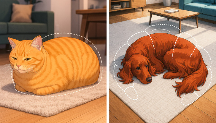 20 комиксов, напоминающих, что кошатники живут в одной реальности, а собачники — в другой