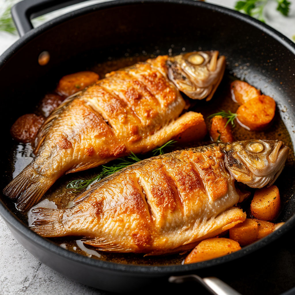 Жареная рыба