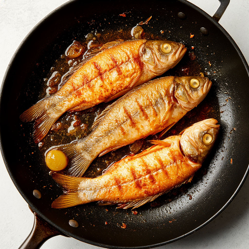 Жареная рыба