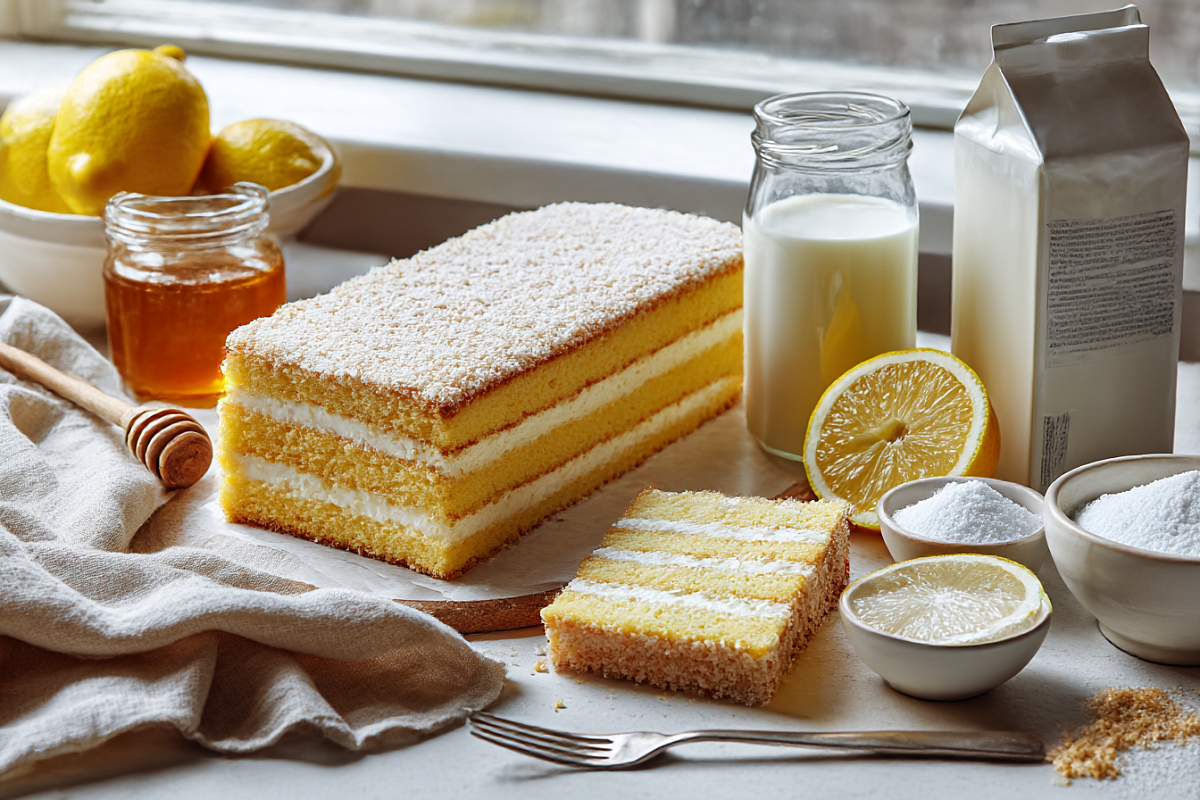    Хочется медового торта, а дома нет ни яиц, ни сливочного масла? Этот быстрый вариант реально выручает.