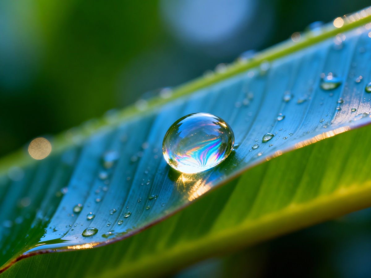 История о капле дождя и просветлении. Когда наблюдатель исчезает, остаётся только сияние момента.