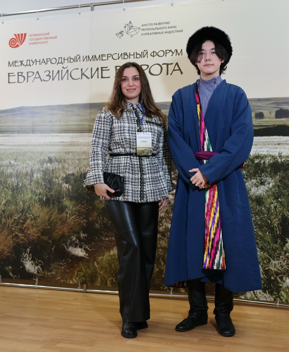    Виктория Самойлова на форуме «Евразийские ворота» в Челябинске. Фото: пресс-служба ЧелГУ