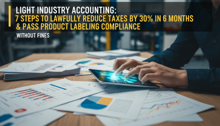    Бухгалтерия легкой промышленности: 7 шагов, как снизить налоги на 30% за 6 месяцев и пройти маркировку без штрафов MKB-Finance
