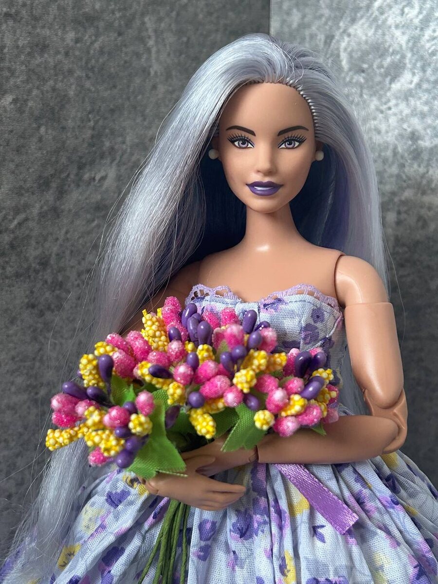 Мои куклы в платье от Юли