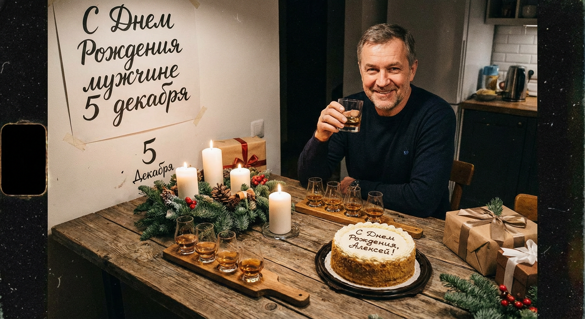 С Днем Рождения мужчине 5 декабря