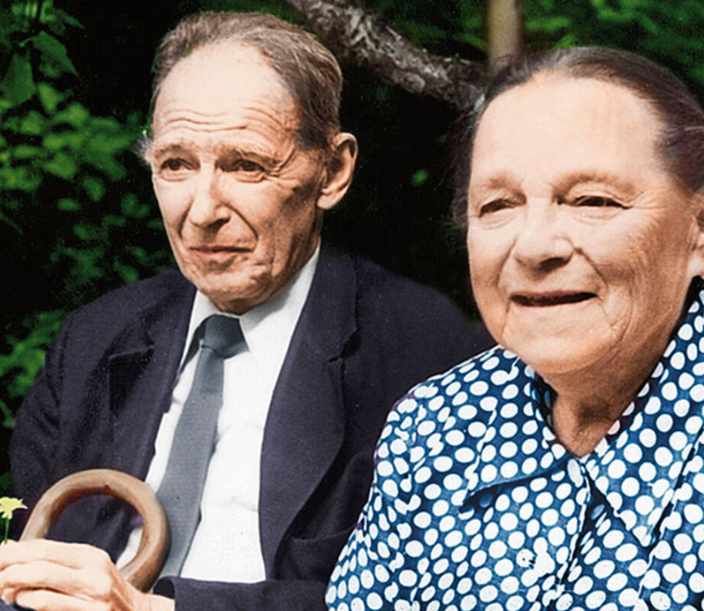 Елена Максимова с мужем