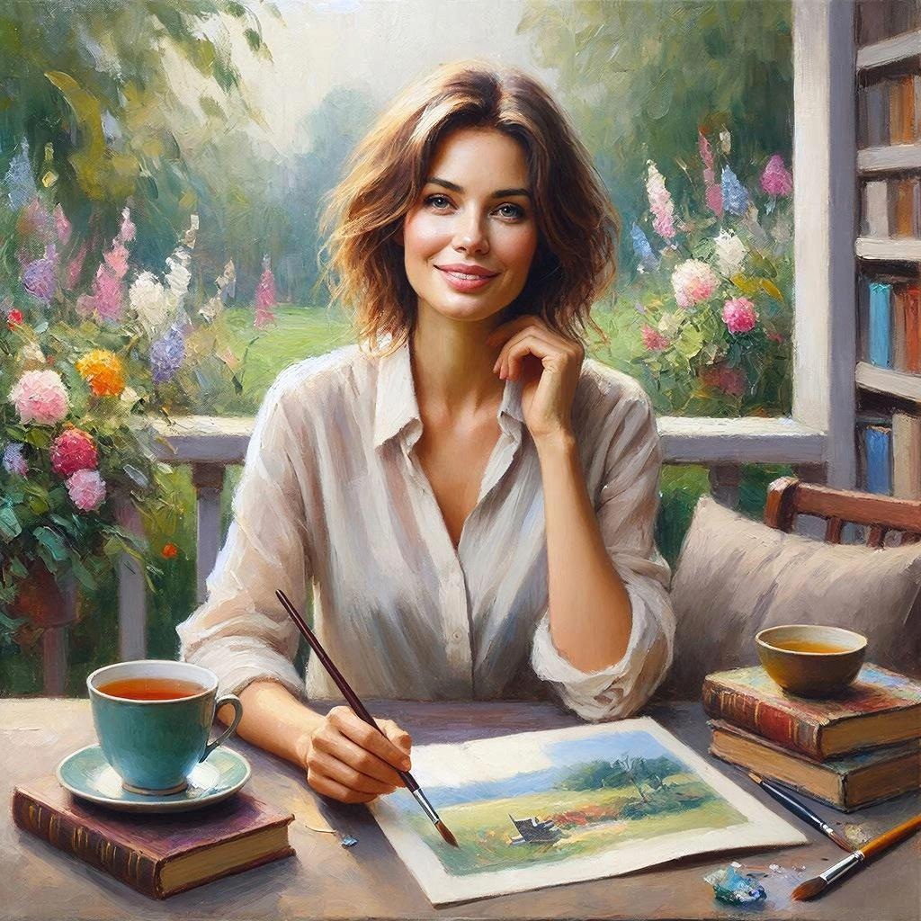 Такой женщине не нужно искать любовь, она уже любит.  