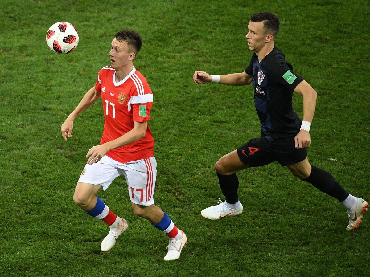    Александр Головин и Иван Перишич | © РИА Новости / Нина Зотина