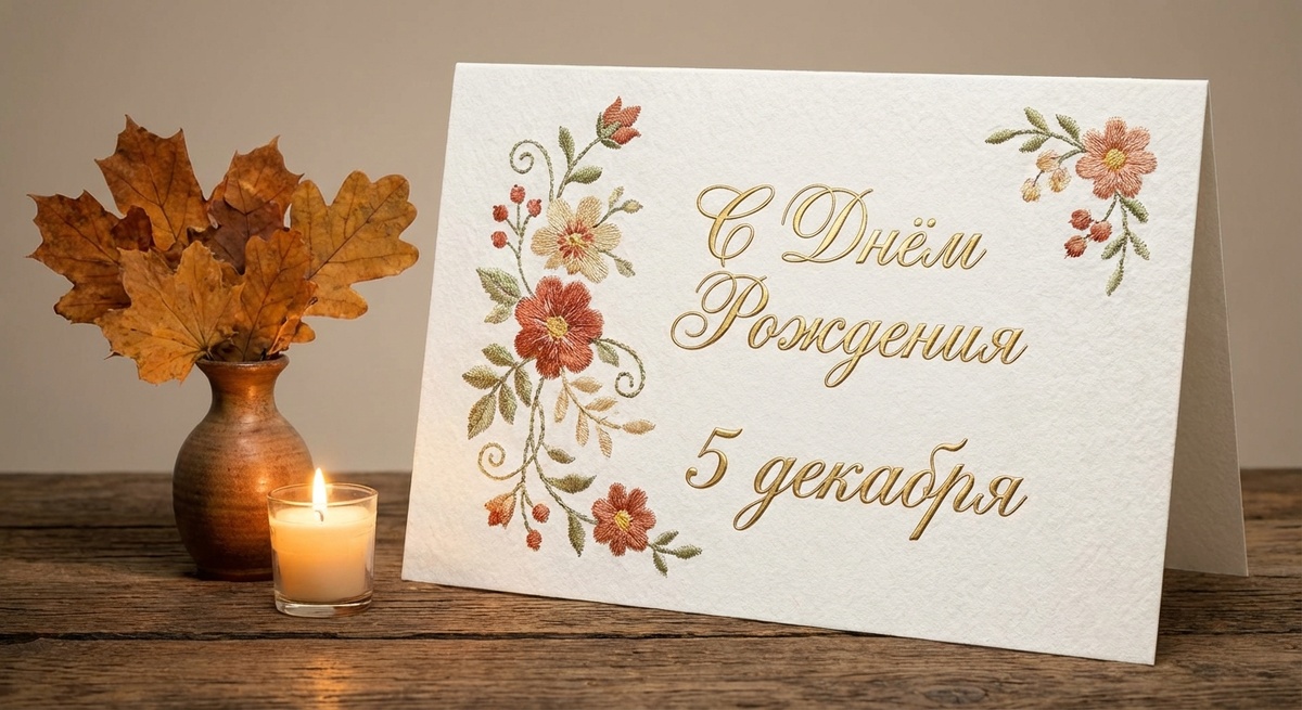 С Днем Рождения 5го декабря