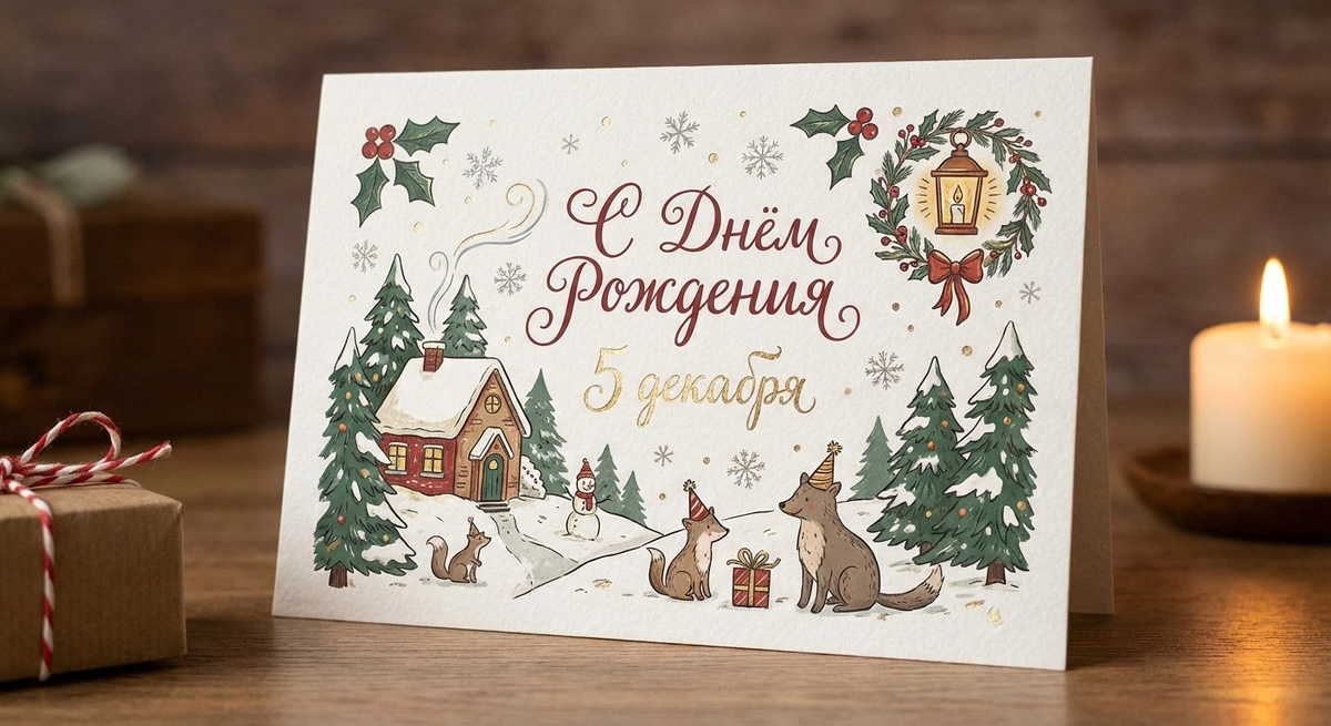 С Днем Рождения 5го декабря