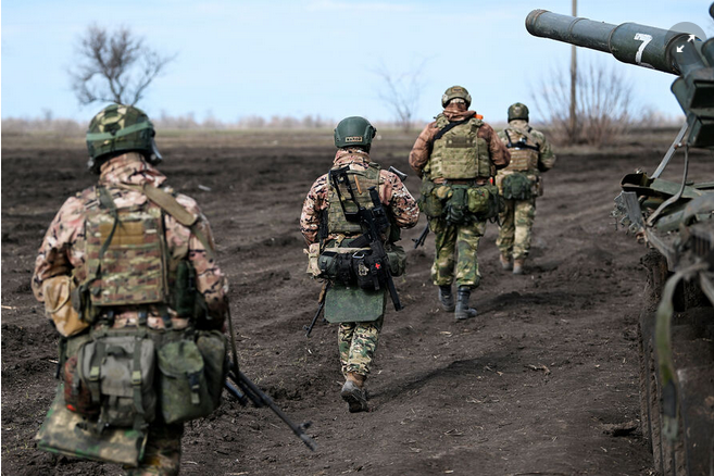 Работа морской пехоты в зоне СВО Алексей Майшев/РИА Новости