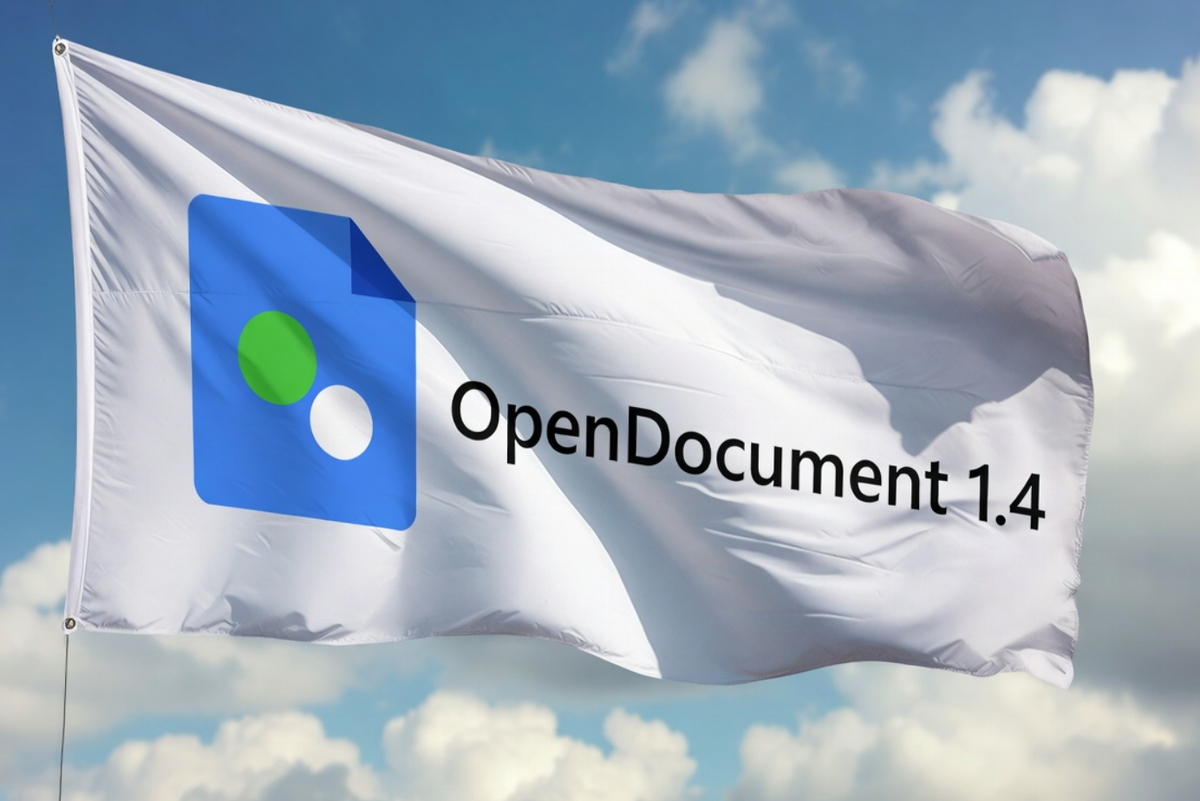 OpenDocument 1.4 совместим между различными приложениями и платформами