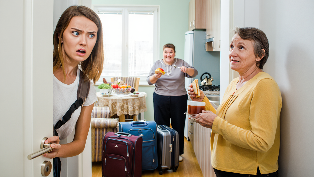 — Убирайтесь! Это не ваша дача, а моя квартира! — сказала я, глядя на их чемоданы.